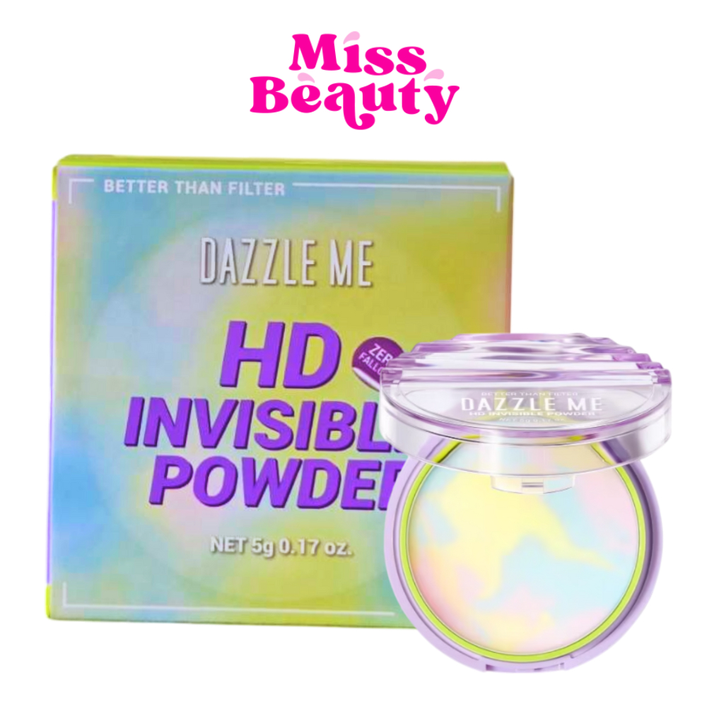 (ตลับ) Dazzle Me Better Than HD Invisble Powder แดซเซิล มี เบทเทอร์ แดน ฟิลเตอร์ HD อินวิซิเบิล พาวเดอร์ 5 กรัม