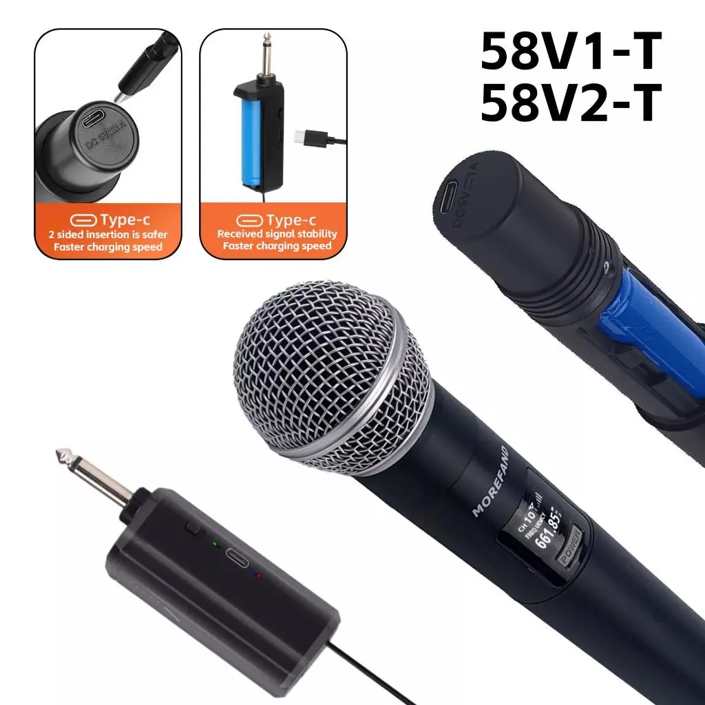 AIDIYTECH Karaokeset Wirelessmicrophone ไมโครโฟนไร้สาย ไมค์ร้องเพลง ไมค์ ไมค์ไร้สาย ไมโครโฟน คาราโอเกะ ไร้สาย ไมค์โครโฟน - รูปที่ 5