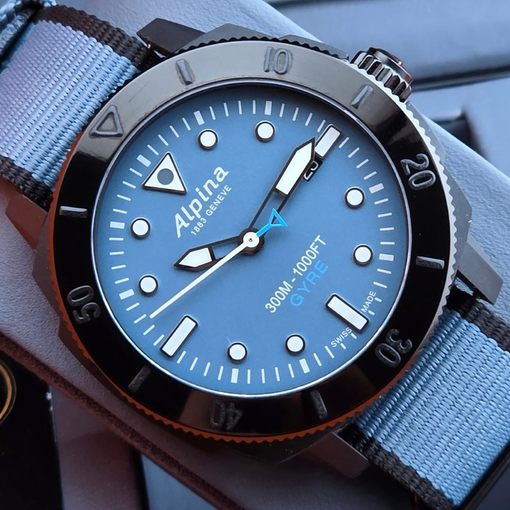 Alpina Seastrong Diver Gyre Gents Automatic AL-525LNB4VG6BLK Limited Edition