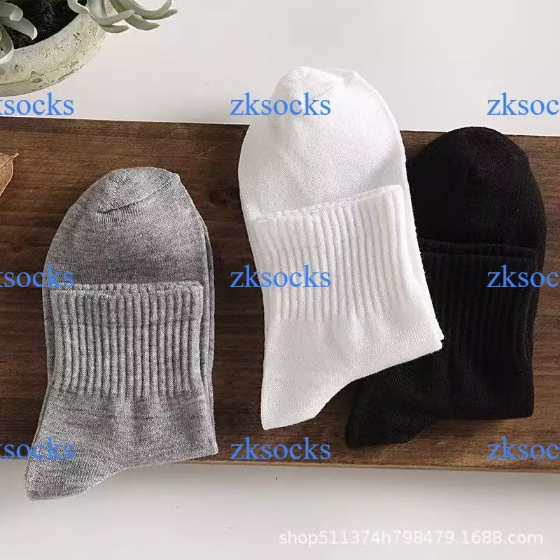 ถุงเท้าข้อกลาง ถุงเท้างานไทย คุณภาพดี พร้อมส่ง🧦 ดำ ขาว เทาZKSOCKS thumbnail 10