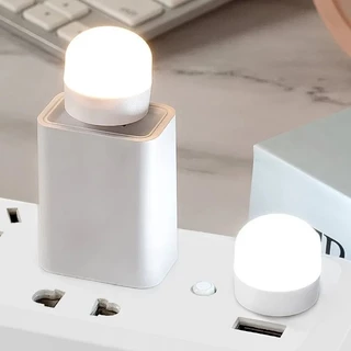 โคมไฟกลางคืน LED ถนอมสายตา ขนาดเล็ก ชาร์จ USB แบบพกพา สีขาว สําหรับอ่านหนังสือ คอมพิวเตอร์ 1W 5V รุ่น：L12