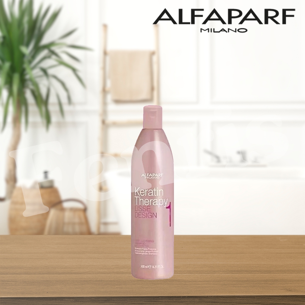 ALFAPARF KERATIN THERAPY แชมพู 500 ML. แชมพูเปิดเกร็ดผม ช่วยเตรียมพร้อมผมก่อนทำ ทรีทเม้นท์