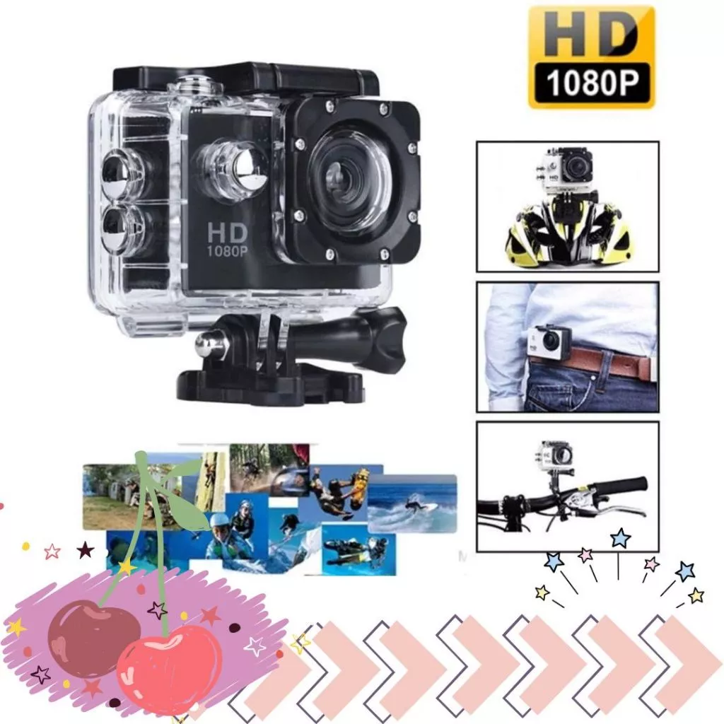 กล้องติดหมวก Sport Action Camera 2.0 LCD Full HD 1080P