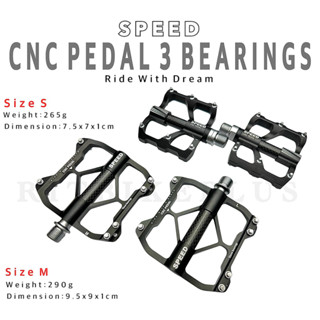 (โค๊ดส่วนลด) บันไดจักรยาน SPEED รุ่น 3 แบริ่ง งาน CNC Alu&Ca…