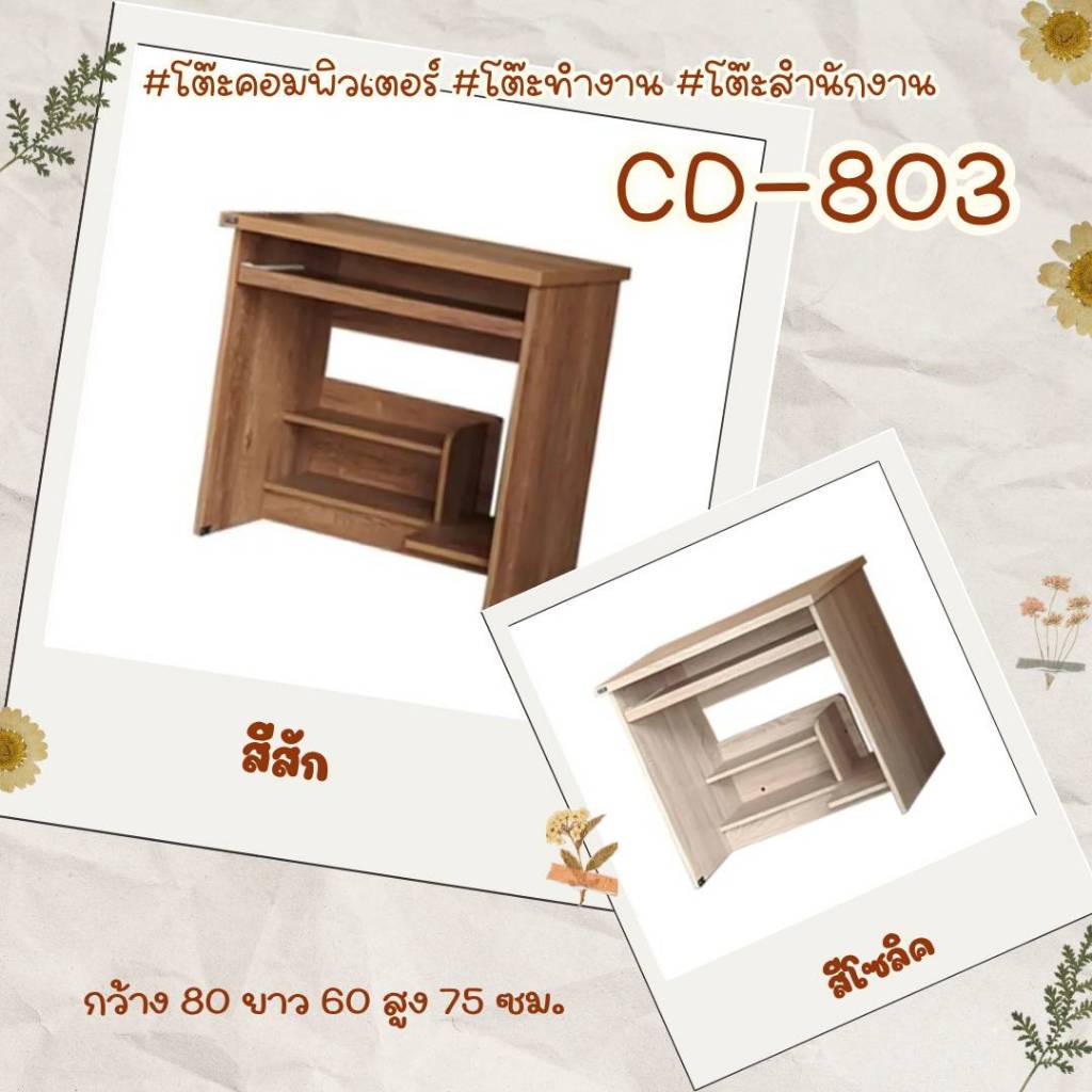 โต๊ะคอมพิวเตอร์ โต๊ะวางคอม CD803