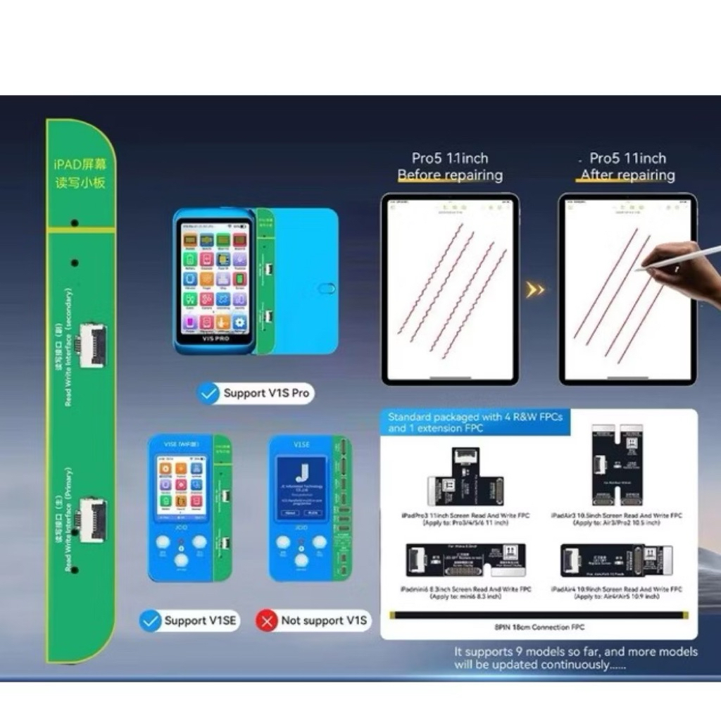 jc v1se v1spro แผงสล็อตเขียนหน้าจอ Pad