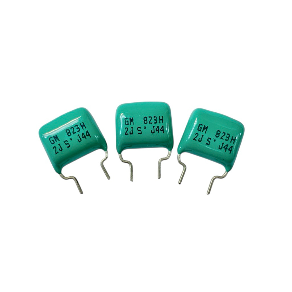 Mylar GM 823J / 630V.ซีไมลาร์ (แพ็คล่ะ 5 ชิ้น) ระยะขา 14 mm มีสินค้าพร้อมส่งในไทย