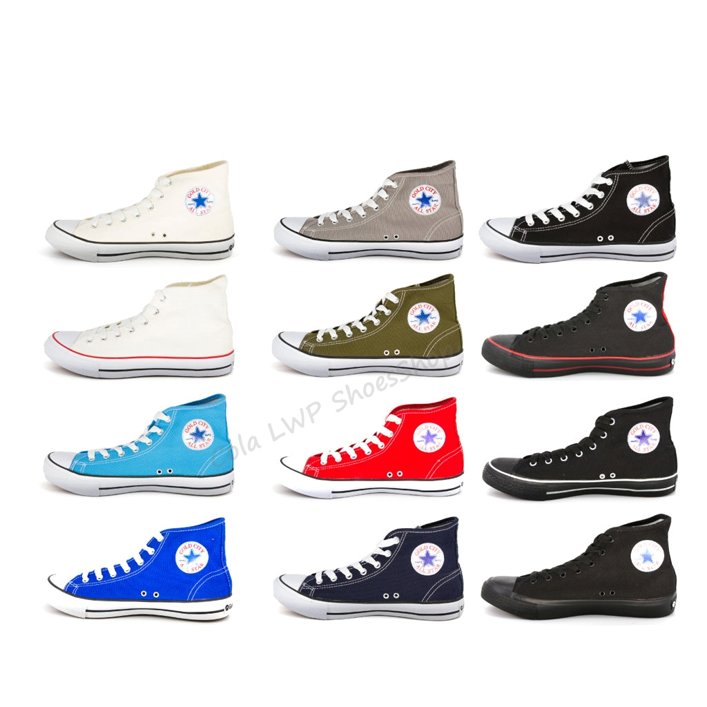 รองเท้าผ้าใบหุ้มข้อ ยี่ห้อGoldCity มี 11 สี Size 37-45