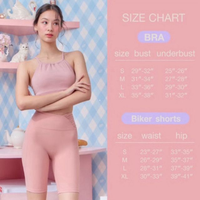 darlyn.activewear ชุดเซตสีชมพู size s