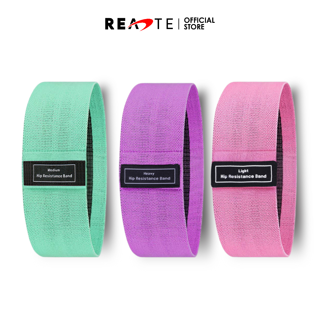 READTE ยางยืดออกกำลังกาย 3 แรงต้าน ปั้นก้นสะโพก บริหารกล้ามเนื้อ RESISTANCE BANDS