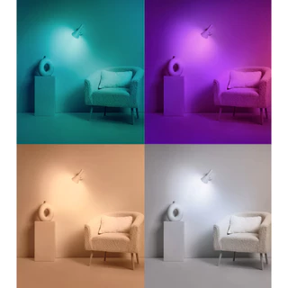 Wiz หลอดไฟเปลี่ยนสี led ขั้ว GU10 E14 16 ล้านสี 4.7w 4.9w วัตต์ ของแท้ ประกันศูนย์ 2 ปี