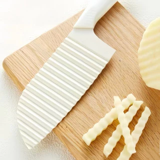 มีดหั่นหยัก มีดหั่นเฟรนฟราย🍟 หั่นมันฝรั่ง แตงกวาง ทำลายหยัก สแตนเลส สำหรับปอกผลไม้ หั่นมันฝรั่ง ตัดเฉาก๊วย