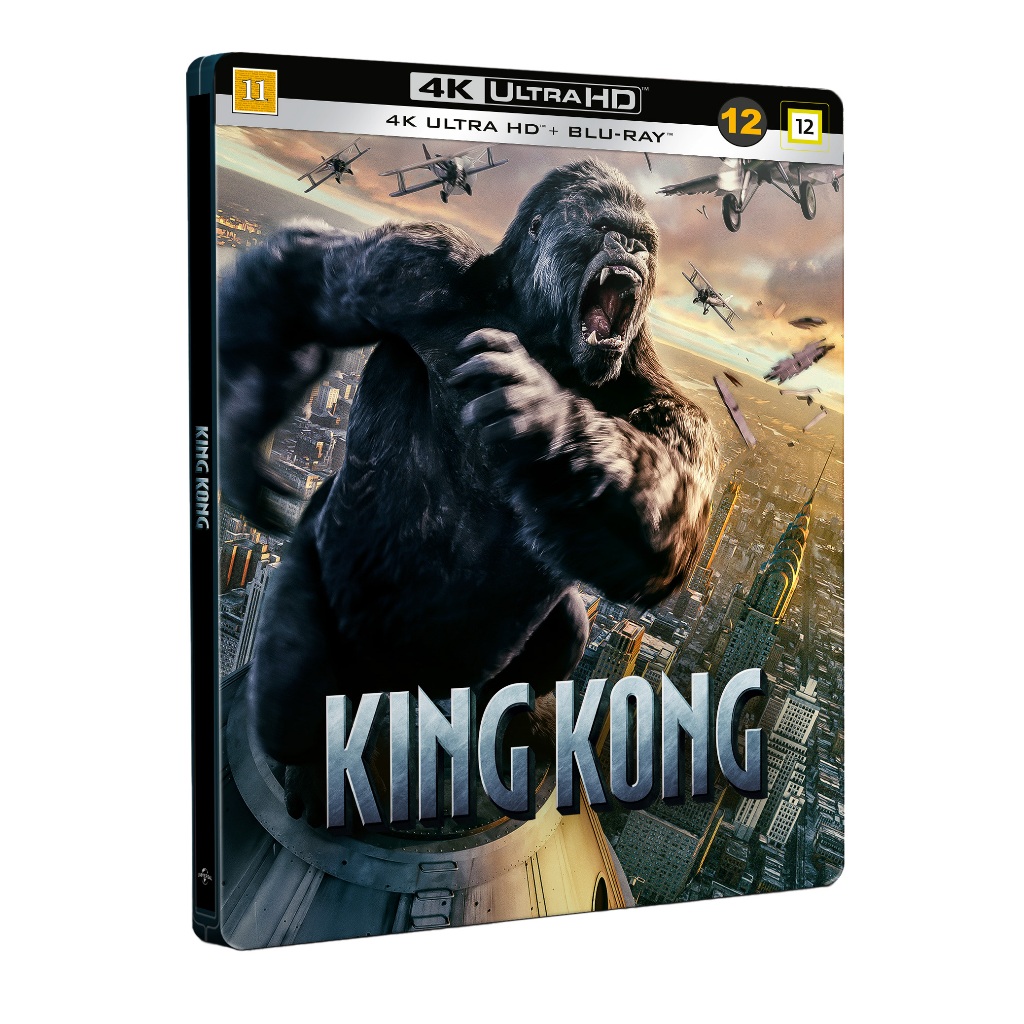 King Kong / คิงคอง (3-Disc Steelbook Limited Edition)[4K Ultra HD + Blu-Ray + Bonus Disc] (ไม่มีไทย)