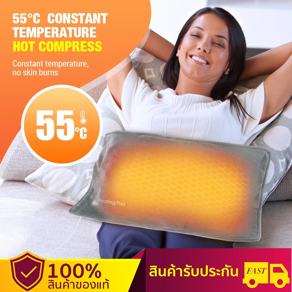 ผ้าห่มไฟฟ้า แผ่นความร้อนผ้าห่มไฟฟ้า พกพาสะดวก อบอุ่นร่างกาย USB Electro แผ่น Pad Home