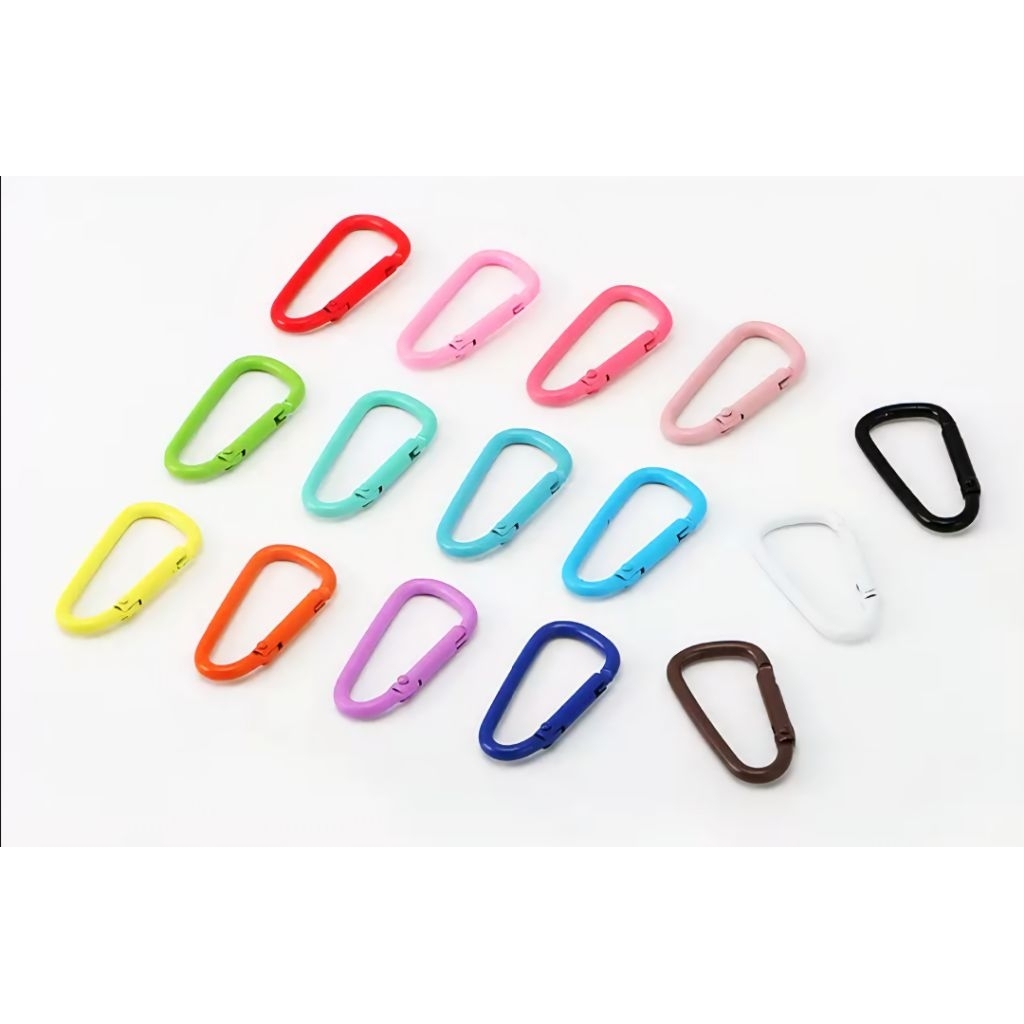 AA2พร้อมส่งในไทยจ้า ตะขอDIY พวงกุญแจDIY แพ็คละ1ชิ้น ตะขอหัวใจ ตะขอตัวD คาราบิเนอร์