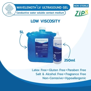 Ultrasound Gel 5L เจล อัลตร้าซาวด์ 5 ลิตร ฟรี ! ขวดสำหรับแบ่งใช้งาน Lotใหม่ หมดอายุ2029
