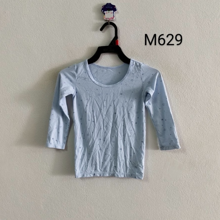100เด็ก) Heattech (M629) แบรนด์ uniqlo ยูนิโคล่ คอกลม