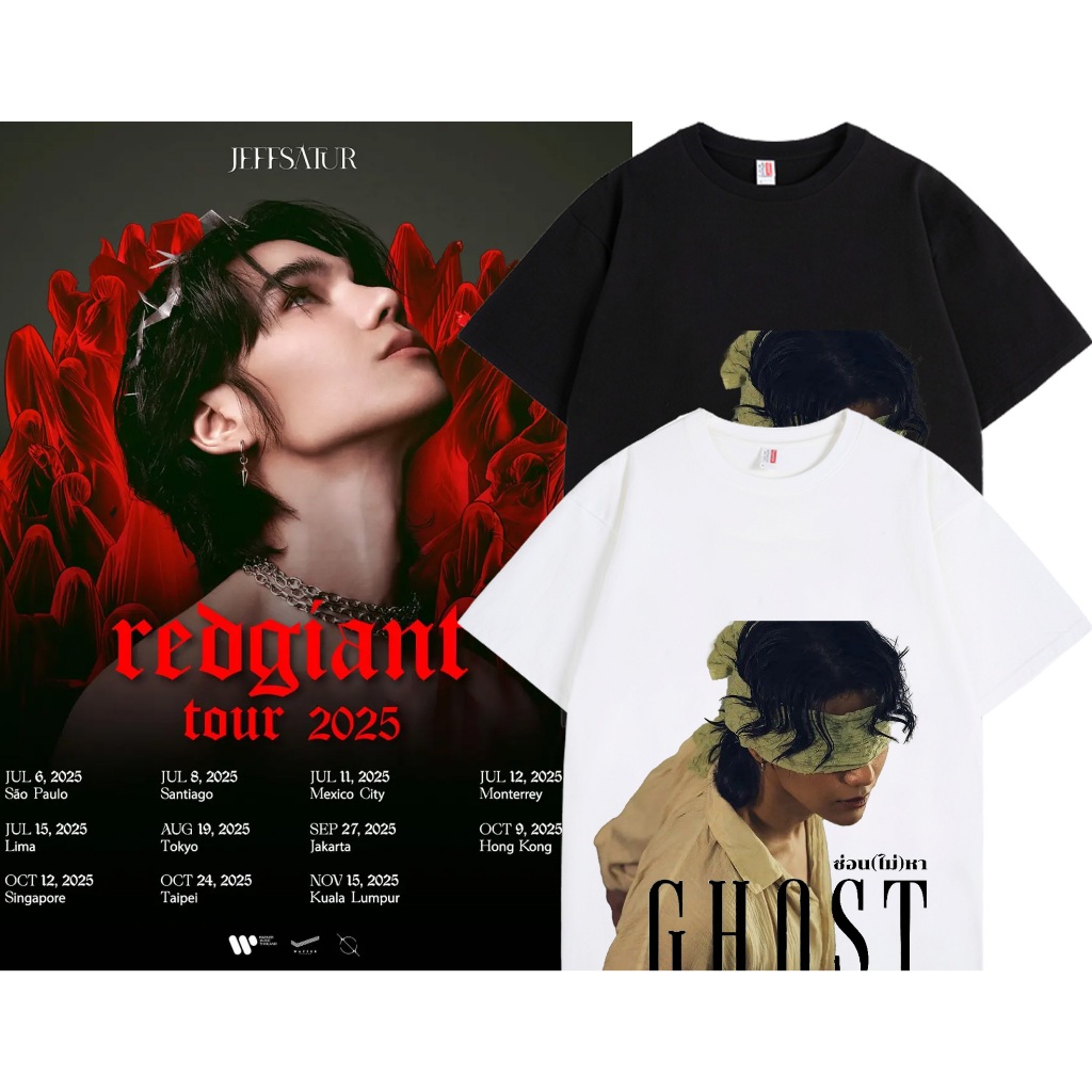 ขายร้อน🔥✨ 2025concert | เสื้อยืด ลาย Jeff satur  | Unisex | แขนสั้น | Y2k | การพิมพ์ | สะดวกสบาย |S-