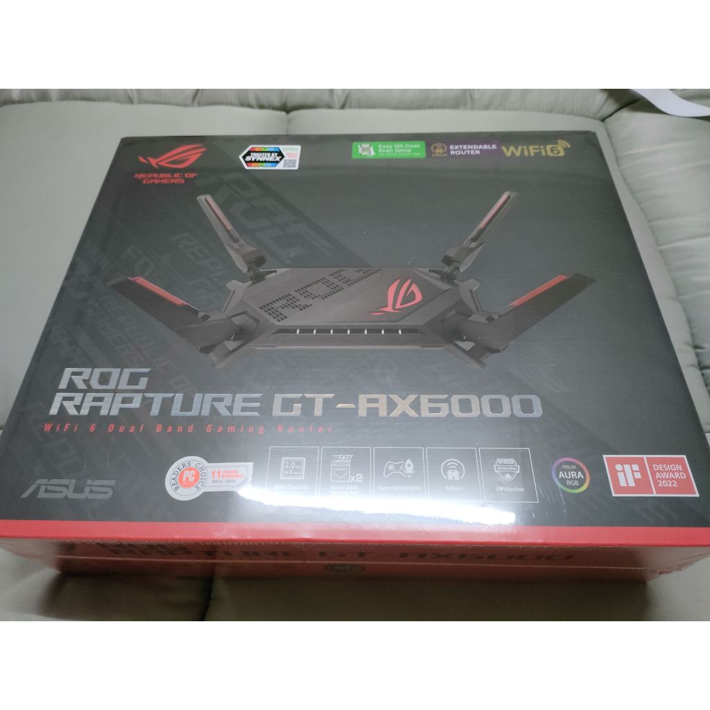ASUS ROG Rapture GT-AX6000 WiFi 6 Router ของใหม่ มีประกัน