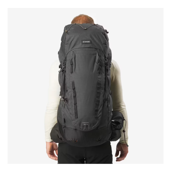 DECATHLON | เป้เดินป่าเทรคกิ้งสำหรับผู้ชายรุ่น MT900 Symbium ขนาด 70+10 ลิตร SIMOND