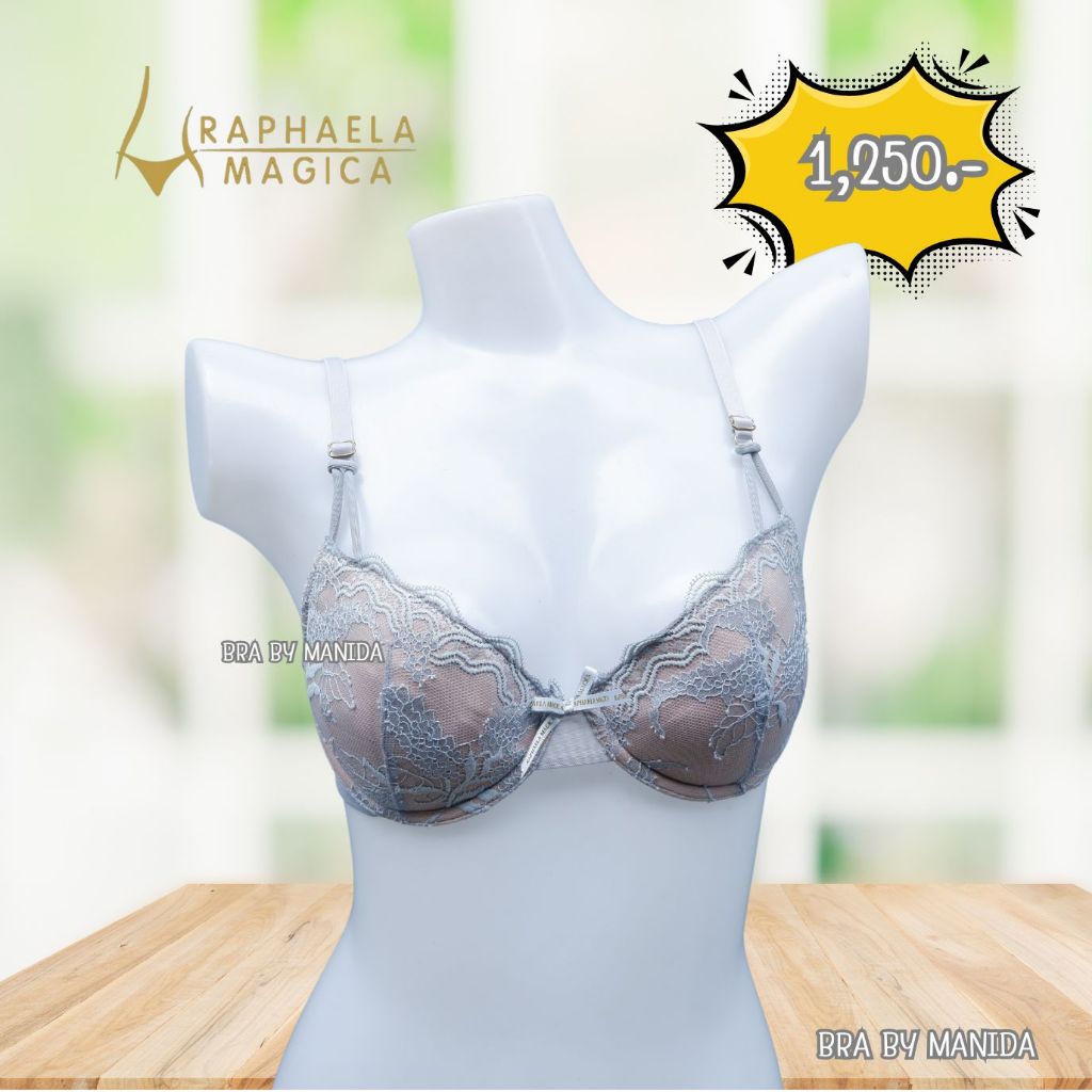 Raphaela magica - RMB063 #แบรนด์ขายต่างประเทศ ราคา 1250 บาท ฟองน้ำบาง มีโครง 3/4 คัพ