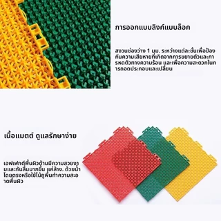 แผ่นกันลื่น แผ่นรองกันลื่น แผ่นรองในห้องน้ำ ห้องครัวระเบียง ระบายน้ำได้เร็วไม่สะสมน้ำ ขนาด 25*25cm