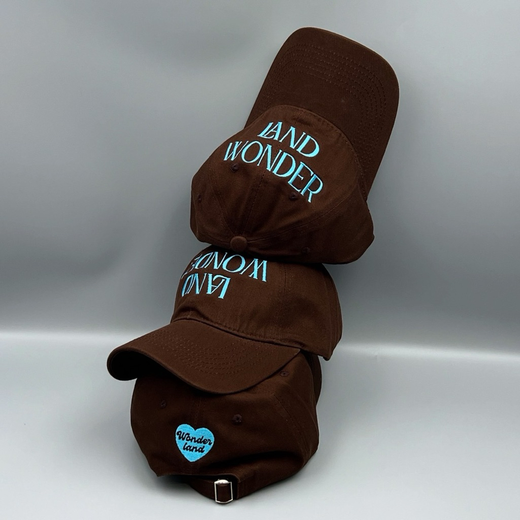 หมวกแก๊ป  WDL l HEARTFLIP BROWN CAP