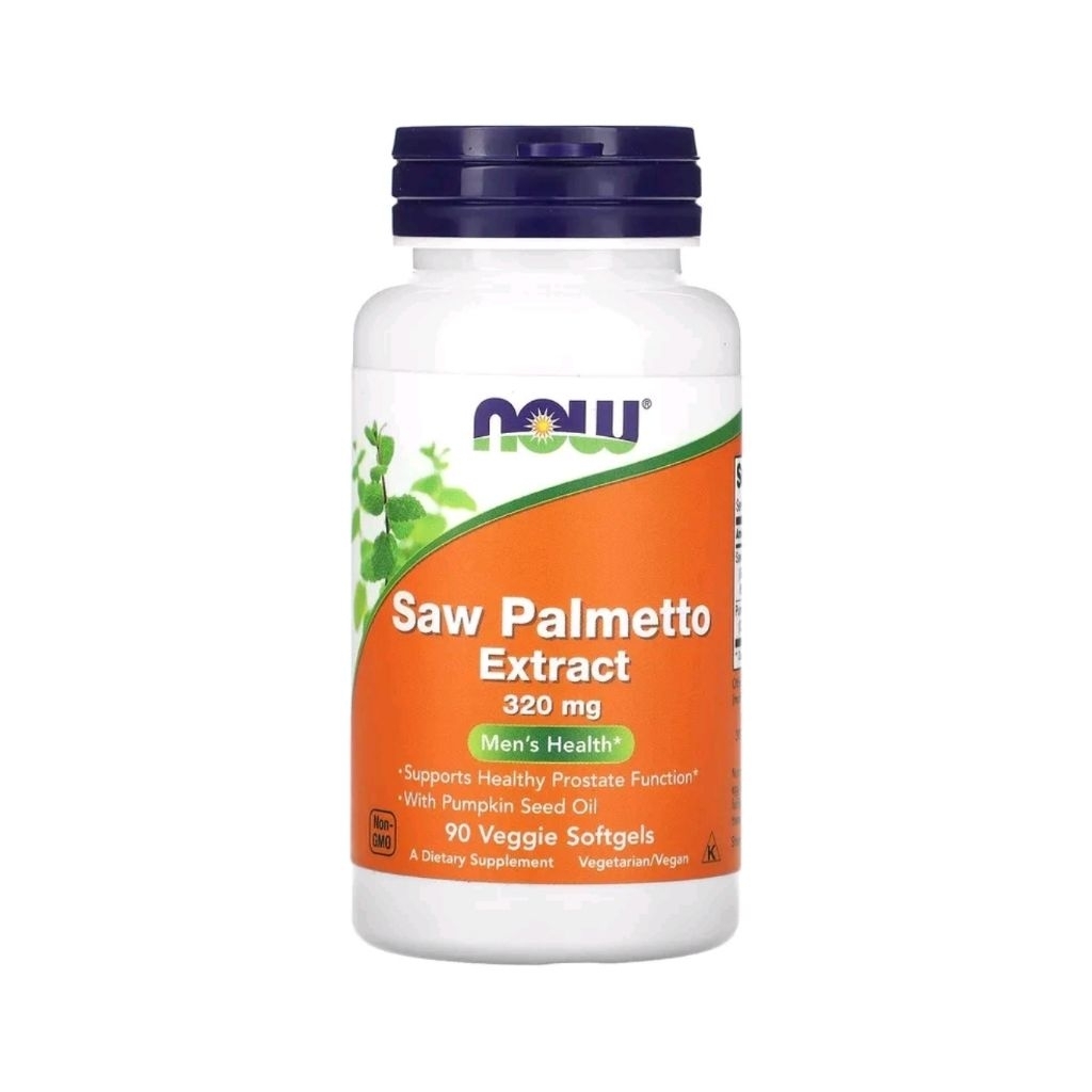 NOW Foods Saw Palmetto Extract Men's Health 320 mg 90 Softgels สารสกัดจากปาล์มเลื่อย บำรุงสุขภาพผู้ชาย 320 มก. 90 แคปซูล