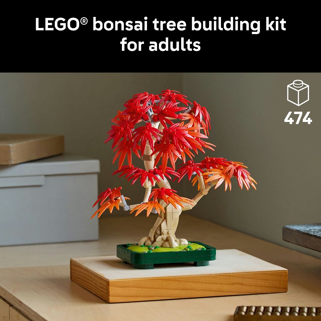 LEGO Botanicals ‏10348 بونساي القيقب الياباني الأحمر (474 قطعة) — صورة 3