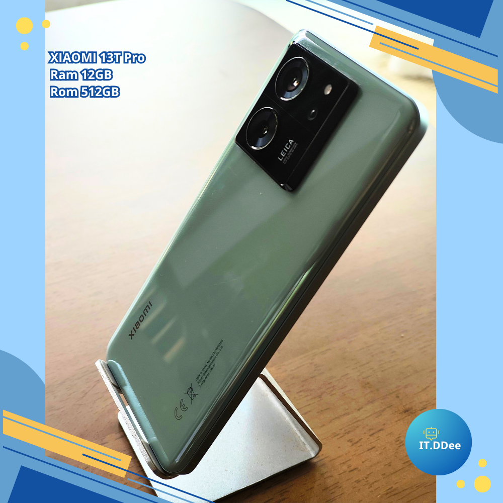 Xiaomi 13T Pro - สี Meadow Green -- มือสอง -- สภาพเหมือนใหม่ -- อุปกรณ์ครบ