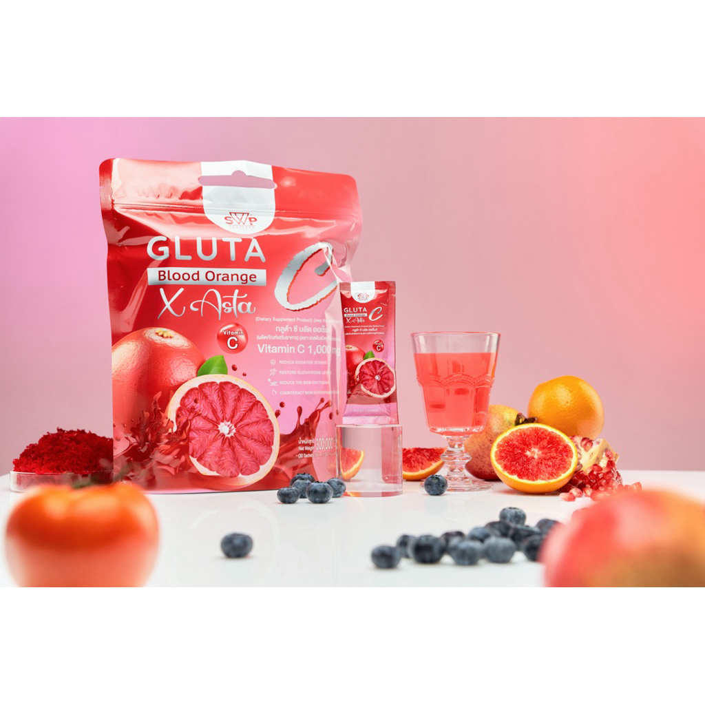 SWPTHAILAND 🍅Gluta C Blood Orange กลูต้า ซี บลัด ออเรนจ์ #กลูต้าส้มเลือด