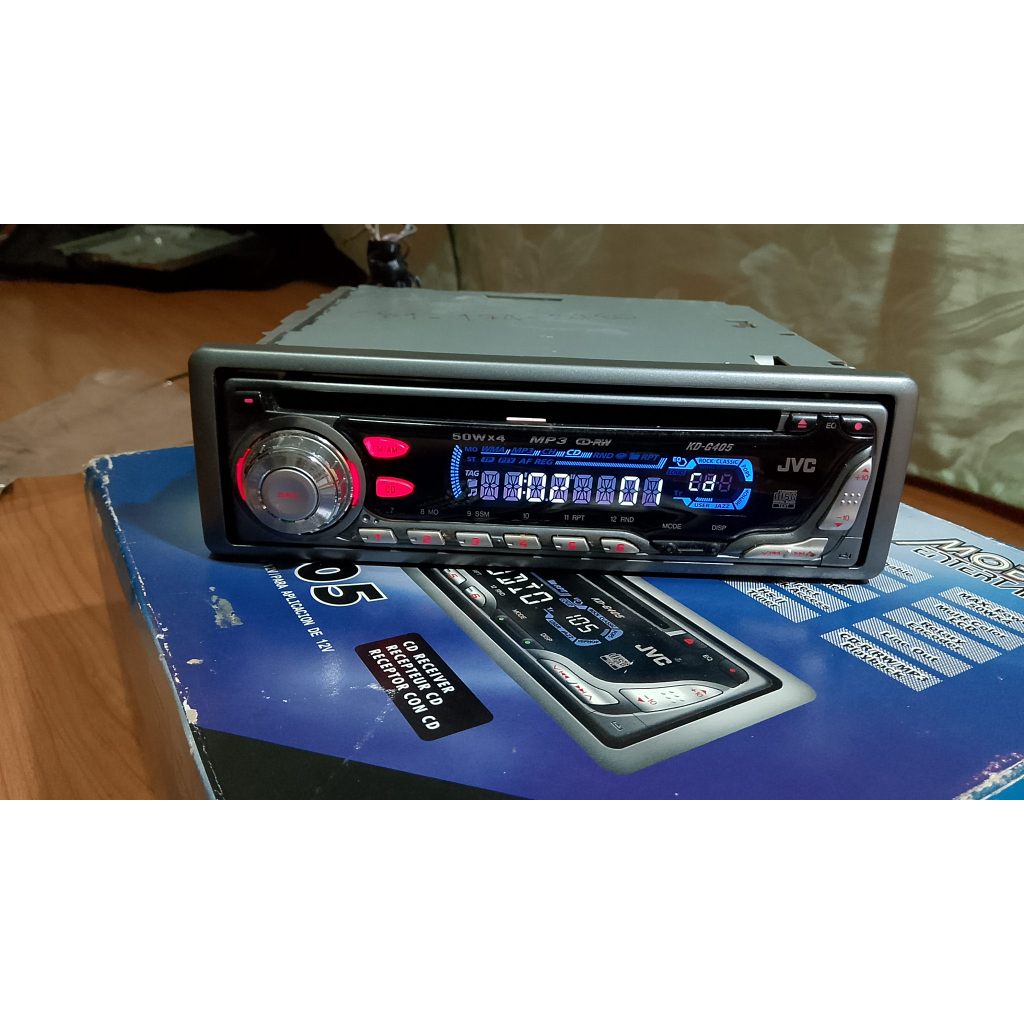 วิทยุติดรถยนต์ JVC รุ่น KD-G405 50Wx4 MP3 Cd-RW