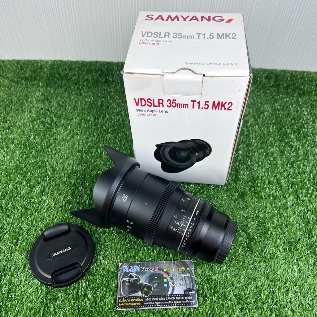 เลนส์ SAMYANG VDSLR 35 T1.5 Mark II สำหรับ M4/3