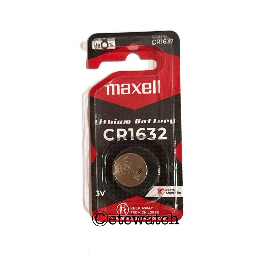 พร้อมส่ง> ถ่านกระดุม Maxell CR1632 1 ก้อน