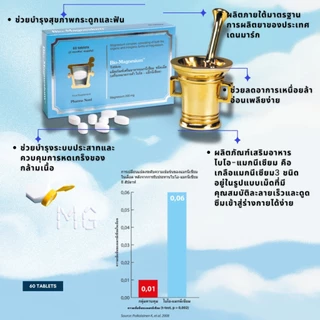 Pharma Nord Bio Magnesium (60 Tablets) - ฟาร์มา นอร์ด ไบโอ แมกนีเซียม (60 เม็ด)