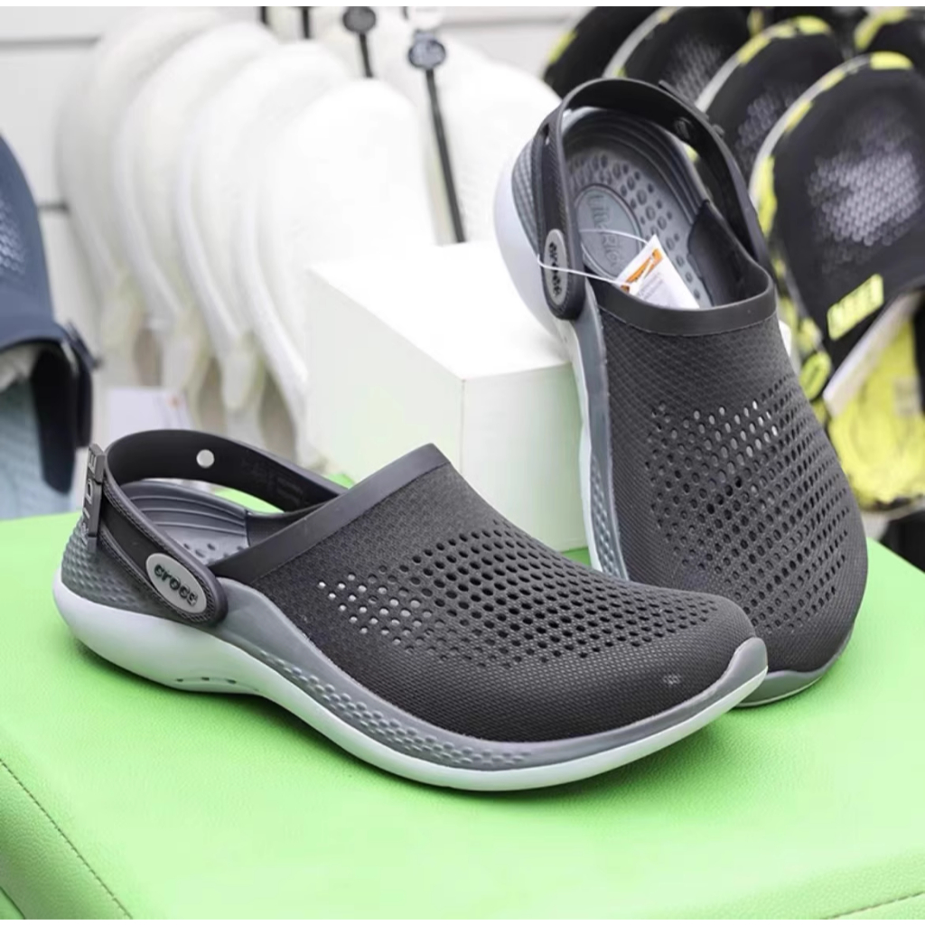 Crocs LiteRide 360 Clog แห้งเร็วระบายอากาศรองเท้าแตะชายหาดและรองเท้าแตะสําหรับบุรุษและสตรี - รูปที่ 2