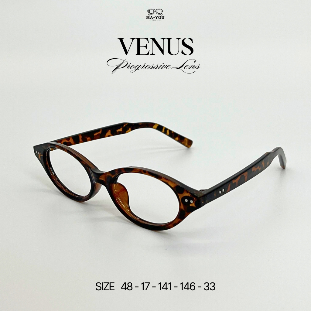 แว่นตาสายตายาวเลนส์โปรเกรสซีฟ รุ่น VENUS '' วีนัส '' TR27092  กรอบแว่นพลาสติกTR90 เลนส์ออกแดดเปลี่ยนสีเทาดำ - รูปที่ 7