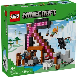 LEGO Minecraft 21277 The Pickaxe Mine (530pcs.), Building Blocks, Kids Toy