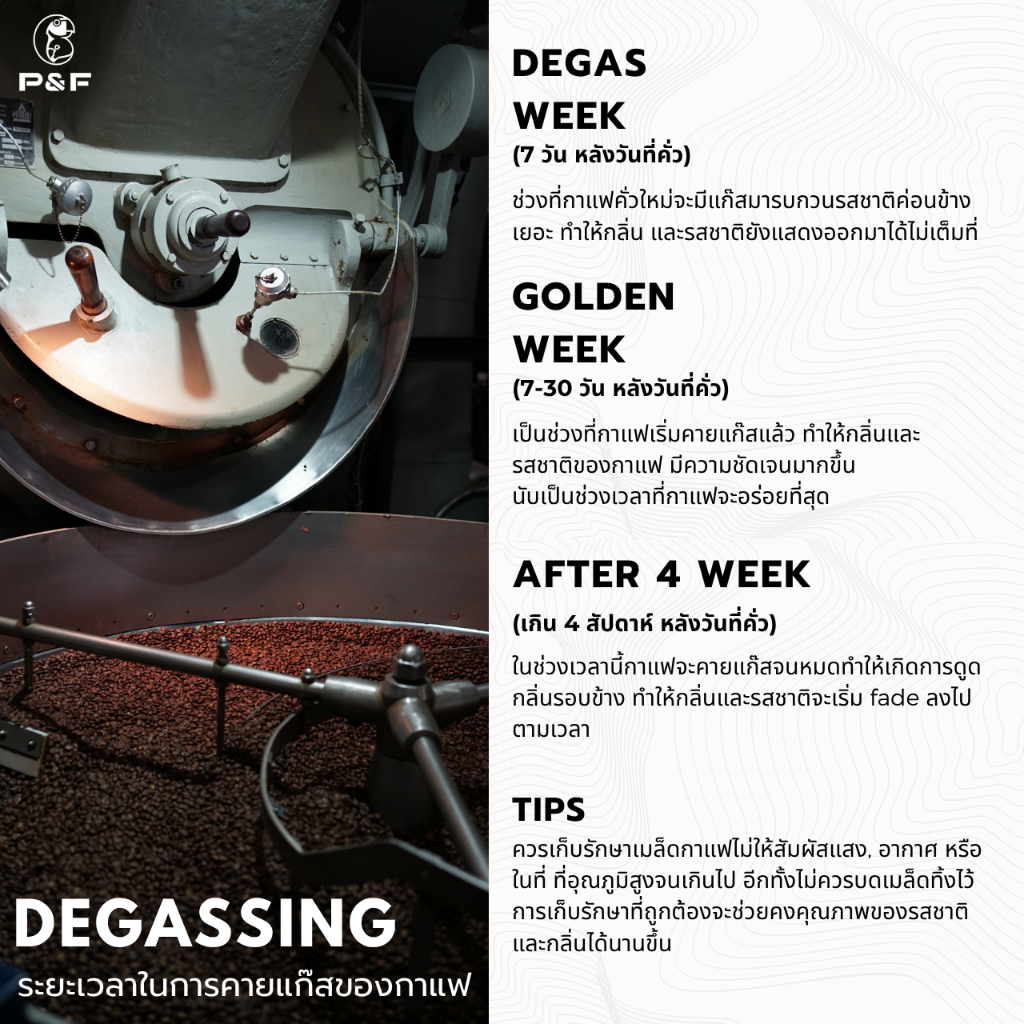 P&F G-45 Blend ขนาด 500g เมล็ดกาแฟคั่ว arabica ผสม robusta (คั่วกลาง-เข้ม) | P&F Coffee พีแอนด์เอฟ - รูปที่ 4