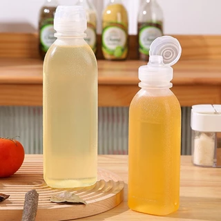 HOMEC ขวดใส่น้ำมัน ขวดบีบน้ำมัน Sauce bottle พร้อมสเกลบอกปริมาณ ฝาปิดสนิท ป้องกันการรั่วไหล 2ขนาด 300 และ500ml.