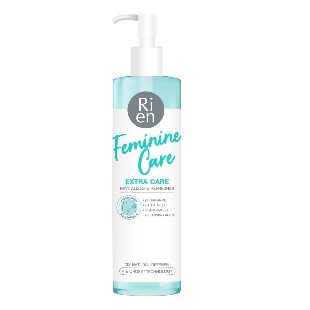 Ri en Feminine Care Cleansing Extra Care (140ml) ริ เอ็น เฟมินีน แคร์ คลีนซิ่ง เอ็กตร้า แคร์ ผลิตภัณฑ์ทำความสะอาดจุดซ้อน