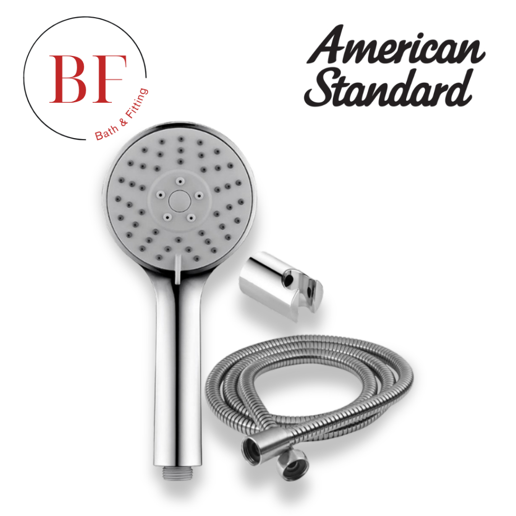 F46306-CHADYHS ชุดฝักบัวสายอ่อน 3 ฟังก์ชั่น พร้อมสายและขอแขวน