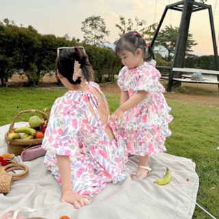 [ ส่งฟรี 🔥 ] ชุดครอบครัว พ่อแม่ลูก ชุดคู่แม่ลูก ชุดเดรสเจ้าห…