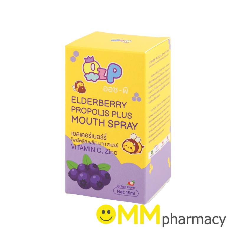 OZ-P ELDERBERRY PROPOLIS PLUS MOUTH SPRAY 15ML.
