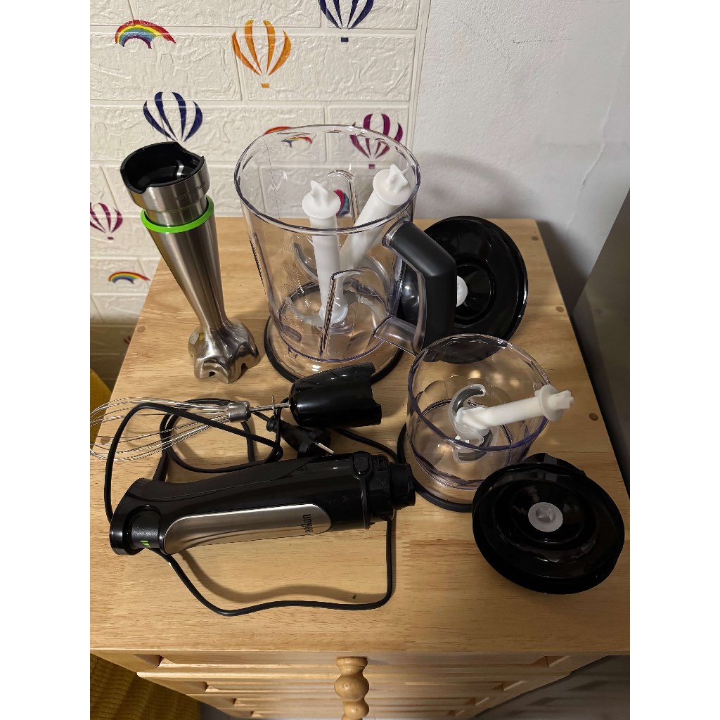 BRAUN เครื่องบด-สับมือถือ hand blender1000 วัตต์ รุ่น MQ7045X มือสอง