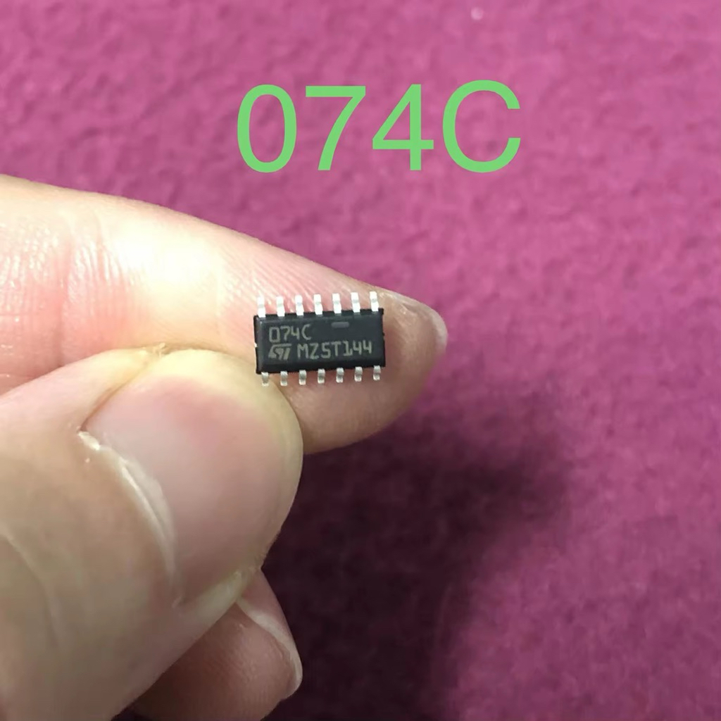TL074CDT TL074C TL074 074C IC ชิพ SMD Opamp ออปแอมป์ ยี่ห้อ ST ของแท้100% (สินค้าในไทย ส่งเร็วทันใจ)
