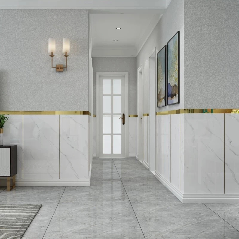 40x90cm สติกเกอร์ติดผนัง PVC กันน้ำ ลายหินอ่อน ถอดออกได้ มีกาวในตัว เหมาะสำหรับตกแต่งห้องครัว ห้องน้ำ ห้องนอน สำนักงาน - รูปที่ 2