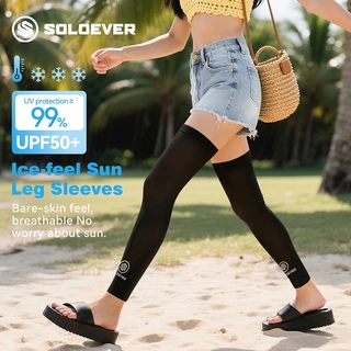 SOLOEVERปลอกขาป้องกันแสงแดด ป้องกันรังสีอัลตราไวโอเลต UPF50+ ระบายอากาศ ปกป้องผิว ท่องเที่ยวกลางแจ้ง
