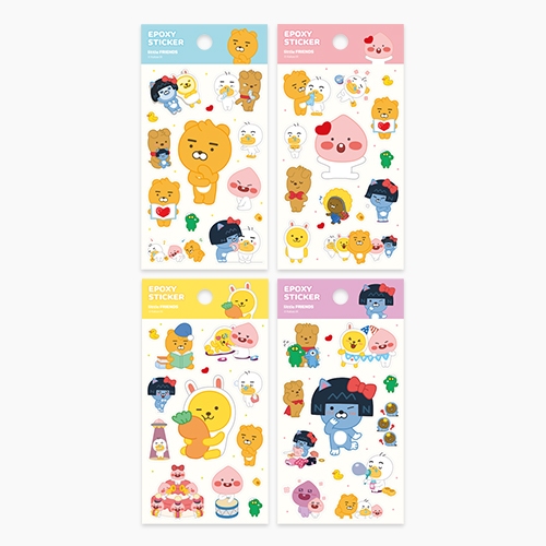 Kakao LF Glitter Epoxy Sticker สติกเกอร์