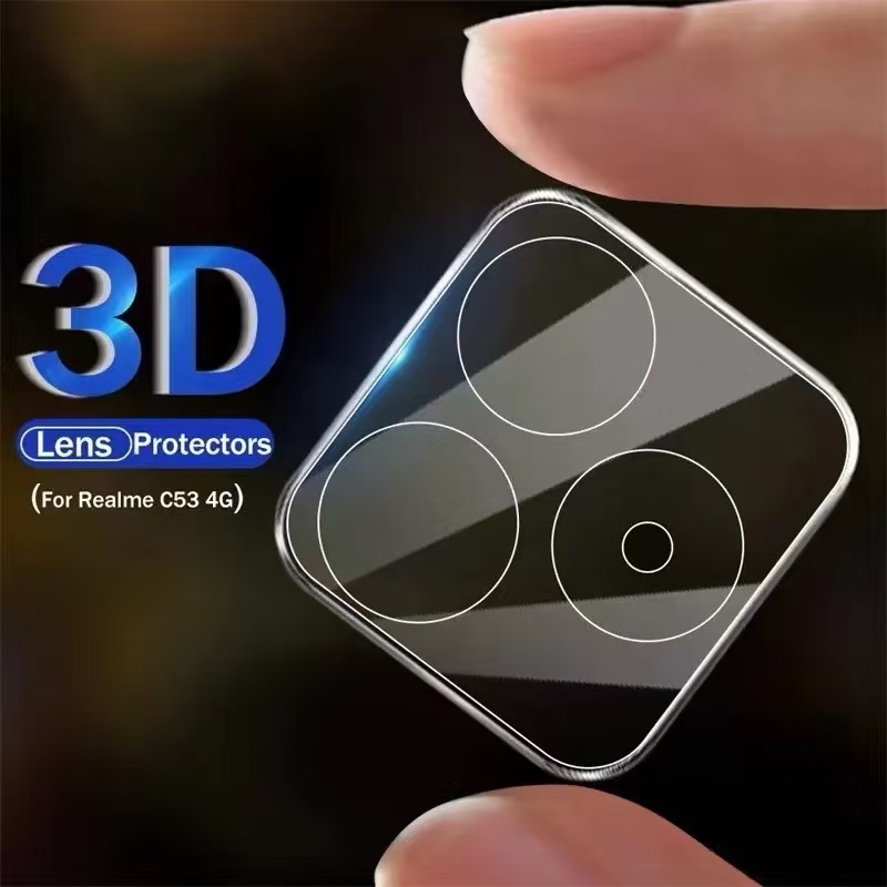 ฟิล์มกันรอย เลนส์กล้อง 3D สำหรับรุ่น Realme C63 Note50 C51 C53 C71 C75 C75X